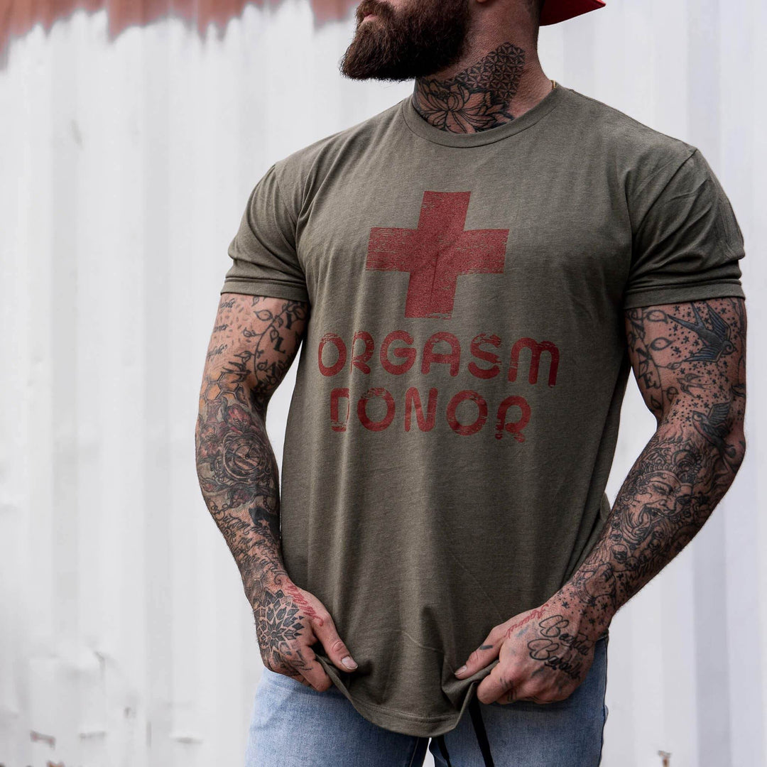 Orgasm Donor Men's T-Shirt - One Revolver Surfboards