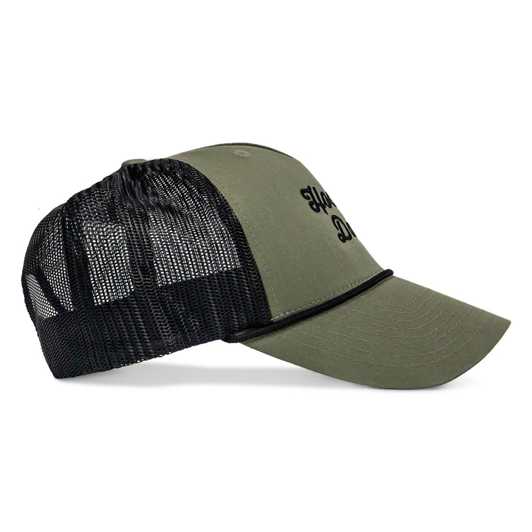 Hoochie Daddy Script Rope Snapback Hat - One Revolver Surfboards