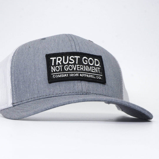 Trust God. Not Government. Mid-Profile Mesh Snapback - One Revolver Surfboards