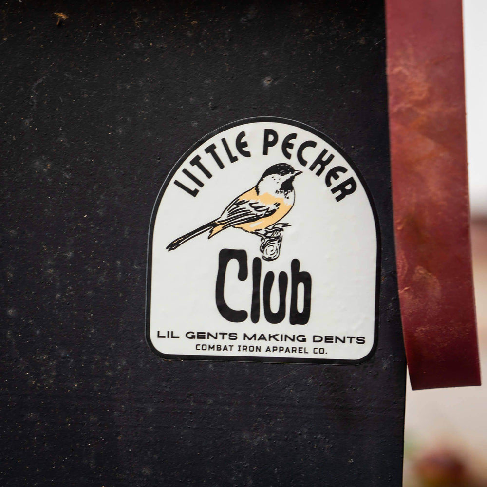 LITTLE PECKER CLUB DECAL - One Revolver Surfboards