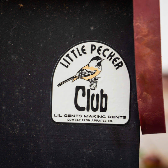 LITTLE PECKER CLUB DECAL - One Revolver Surfboards