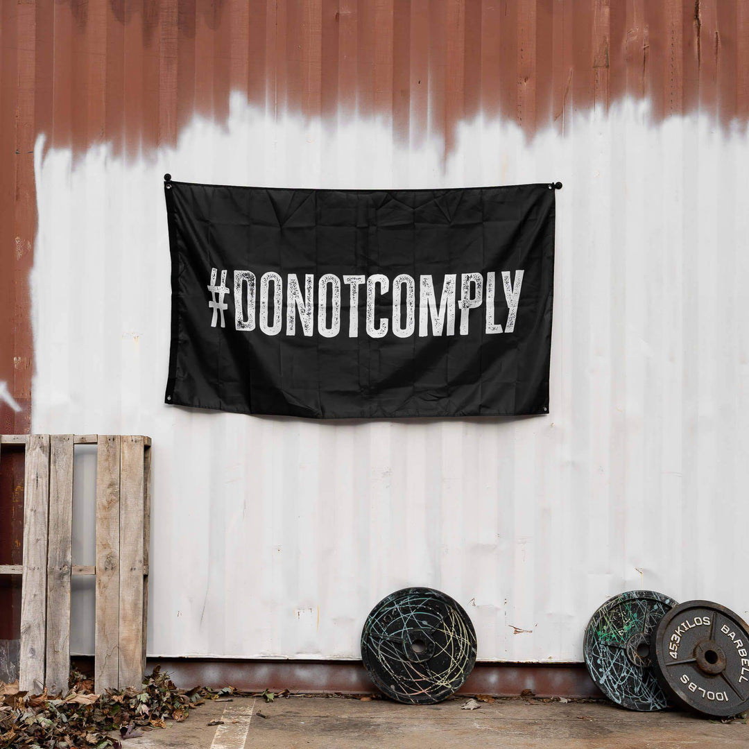 Do Not Comply 3' X 5' Wall Flag - One Revolver Surfboards