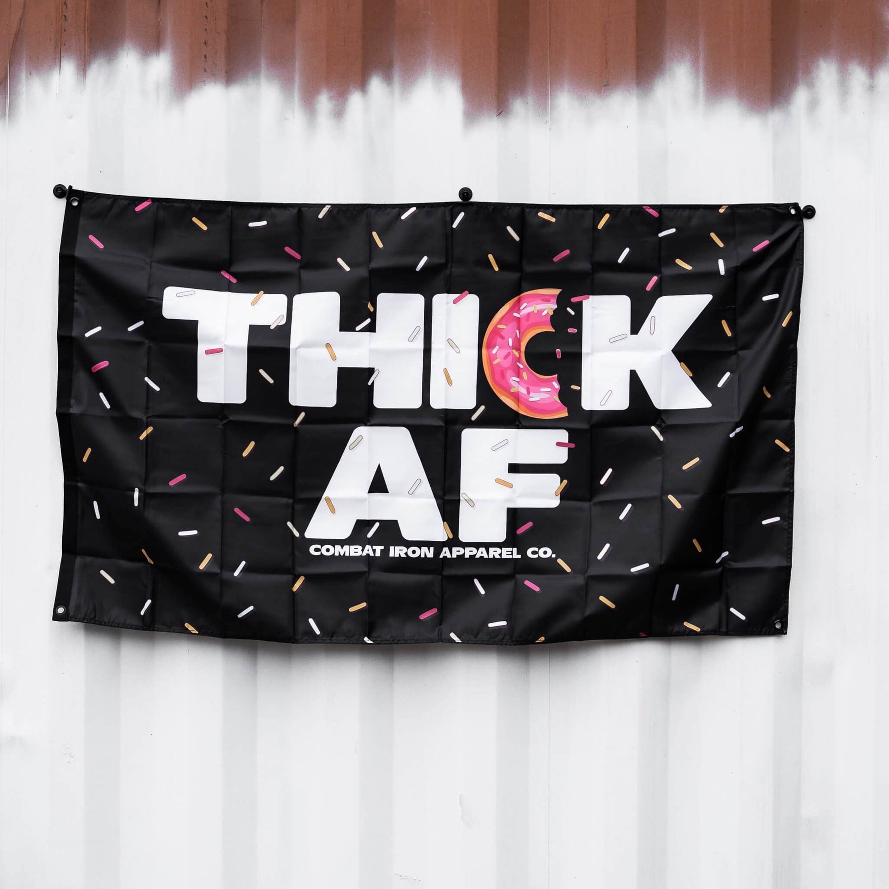 Thick AF Donut Edition 3' X 5' Wall Flag - One Revolver Surfboards