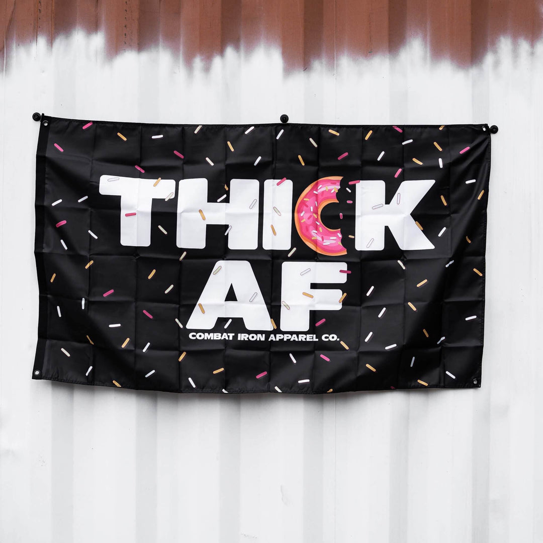 Thick AF Donut Edition 3' X 5' Wall Flag - FLAG | BANNER - One Revolver Surfboards