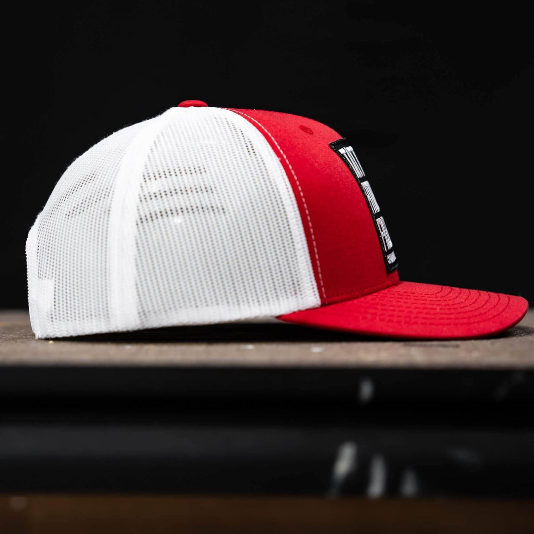 Tattoos, Fitness, & Freedom Black Patch Mid-Profile Mesh Snapback Hat - One Revolver Surfboards