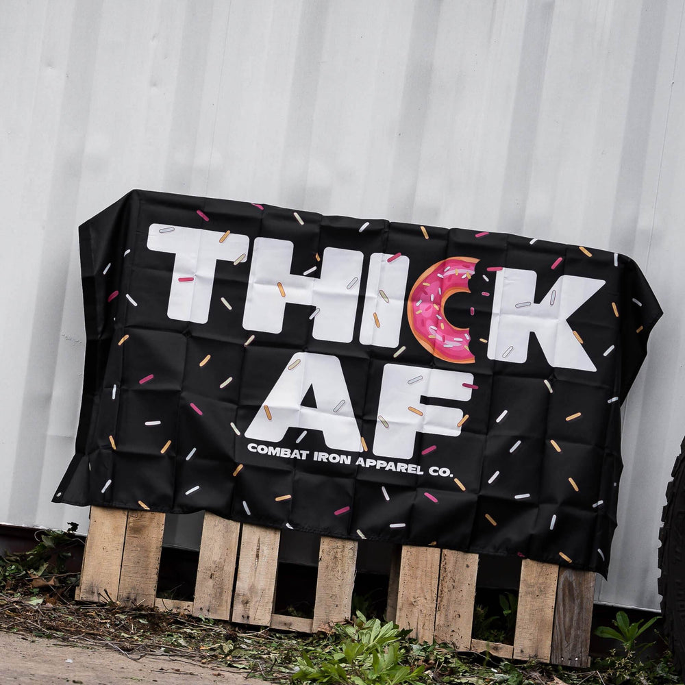 Thick AF Donut Edition 3' X 5' Wall Flag - FLAG | BANNER - One Revolver Surfboards