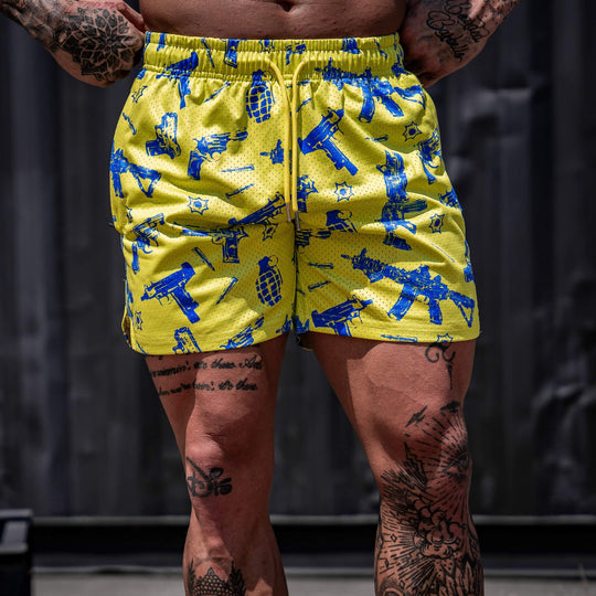 Mid Thigh Mesh Training / Lifestyle Shorts | 5"