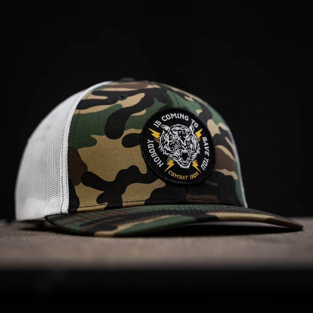 Nobody Is Coming To Save You Patch Snapback Hat - One Revolver Surfboards