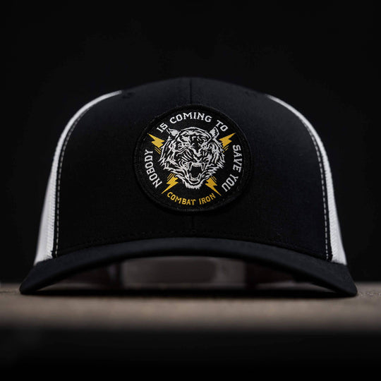 One Revolver Surfboards - Nobody Is Coming To Save You Patch Snapback Hat HEADWEAR