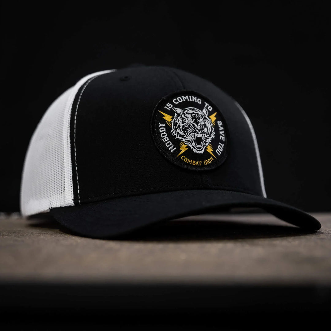 One Revolver Surfboards - Nobody Is Coming To Save You Patch Snapback Hat HEADWEAR