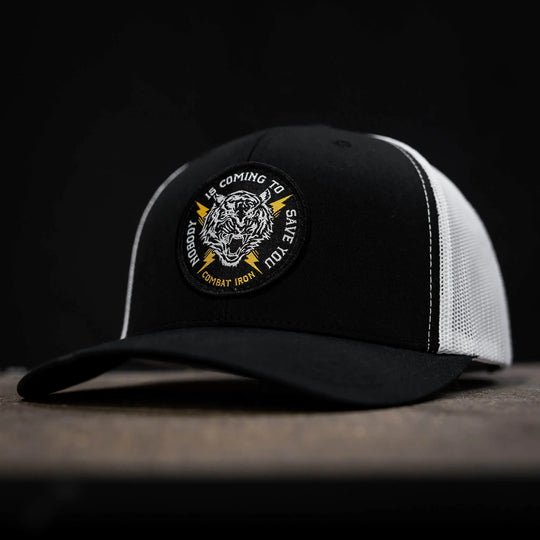 One Revolver Surfboards - Nobody Is Coming To Save You Patch Snapback Hat HEADWEAR