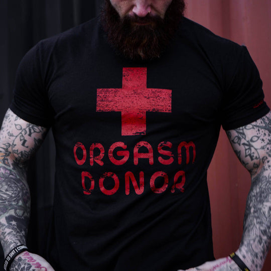 Orgasm Donor Men's T-Shirt - One Revolver Surfboards