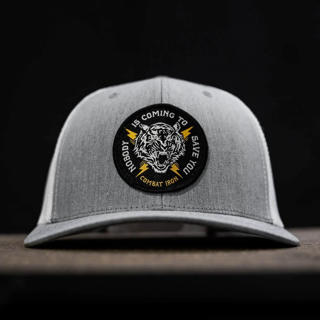 One Revolver Surfboards - Nobody Is Coming To Save You Patch Snapback Hat HEADWEAR