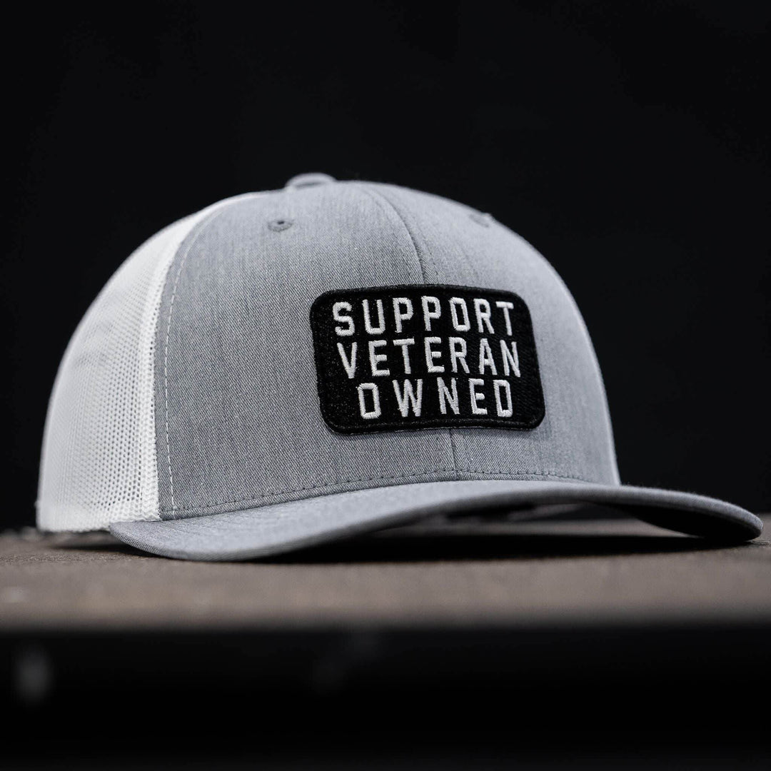 Support Veteran Owned Patch Mid-Profile Mesh Snapback - One Revolver Surfboards