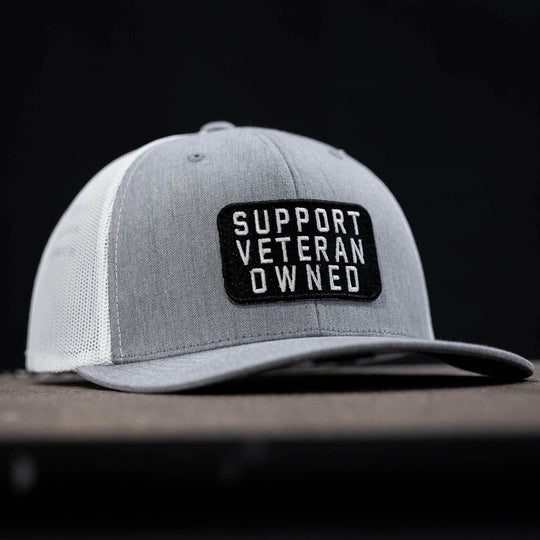 Support Veteran Owned Patch Mid-Profile Mesh Snapback - One Revolver Surfboards