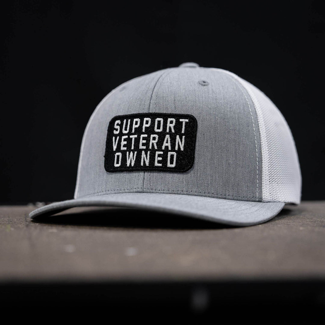 Support Veteran Owned Patch Mid-Profile Mesh Snapback - One Revolver Surfboards