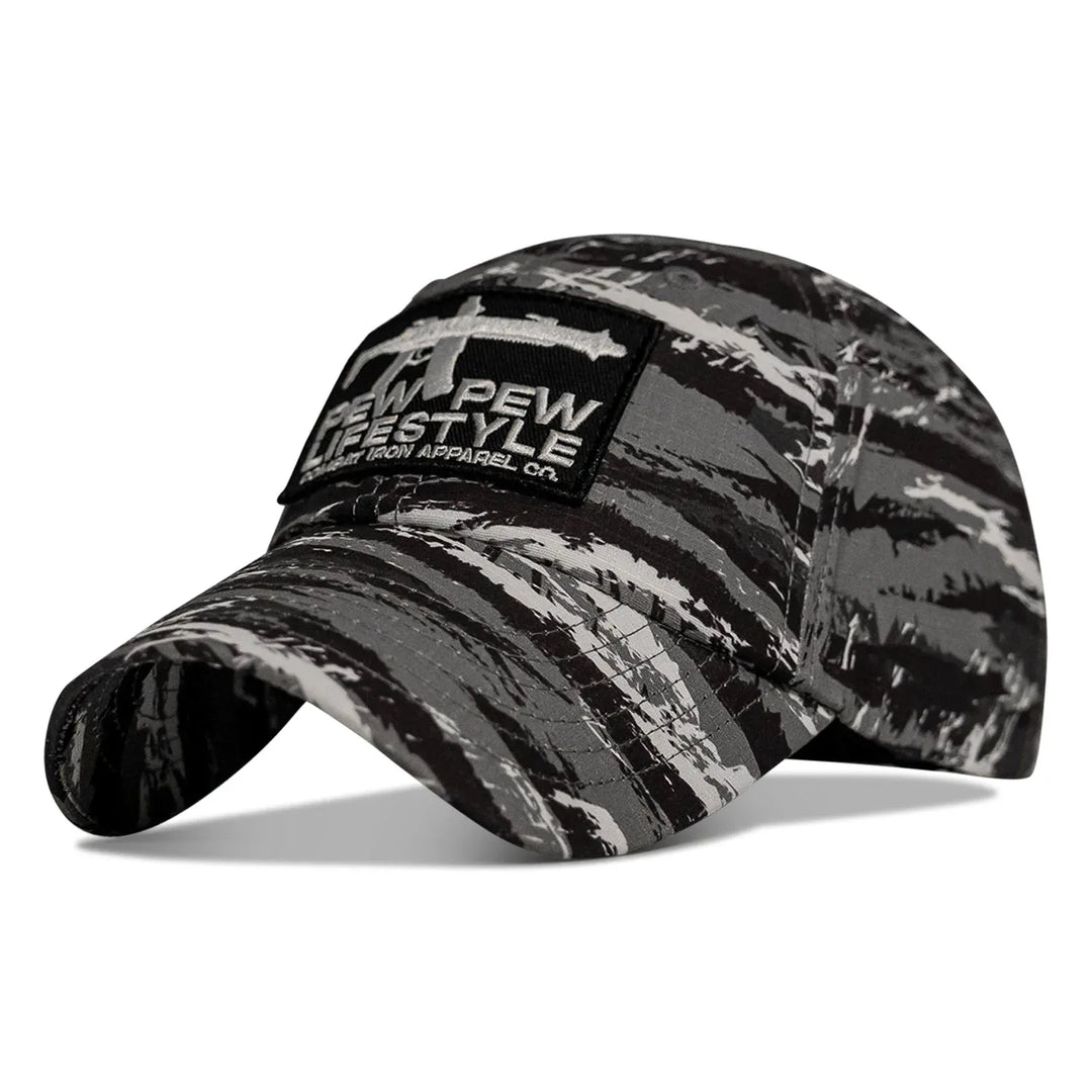 One Revolver Surfboards - Ripstop Pew Pew Lifesyle Patch Tactical Ripstop Mesh Snapback Hat HEADWEAR