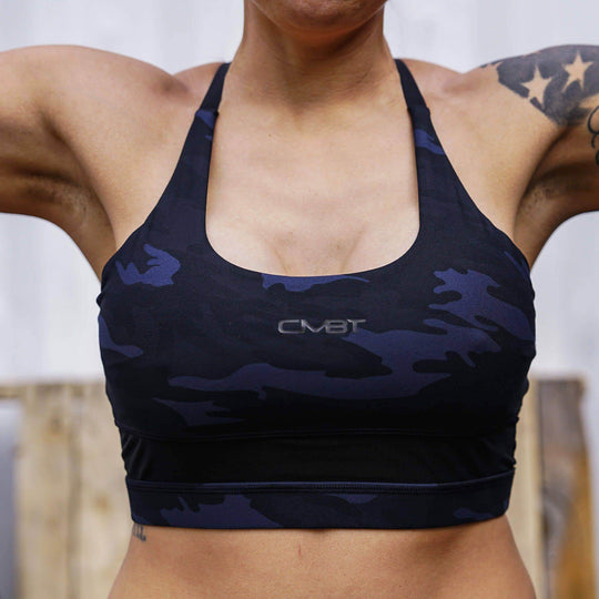 Ladies Sports Training Bra - Vitality Luxe Cross Strap Rear Edition - One Revolver Surfboards