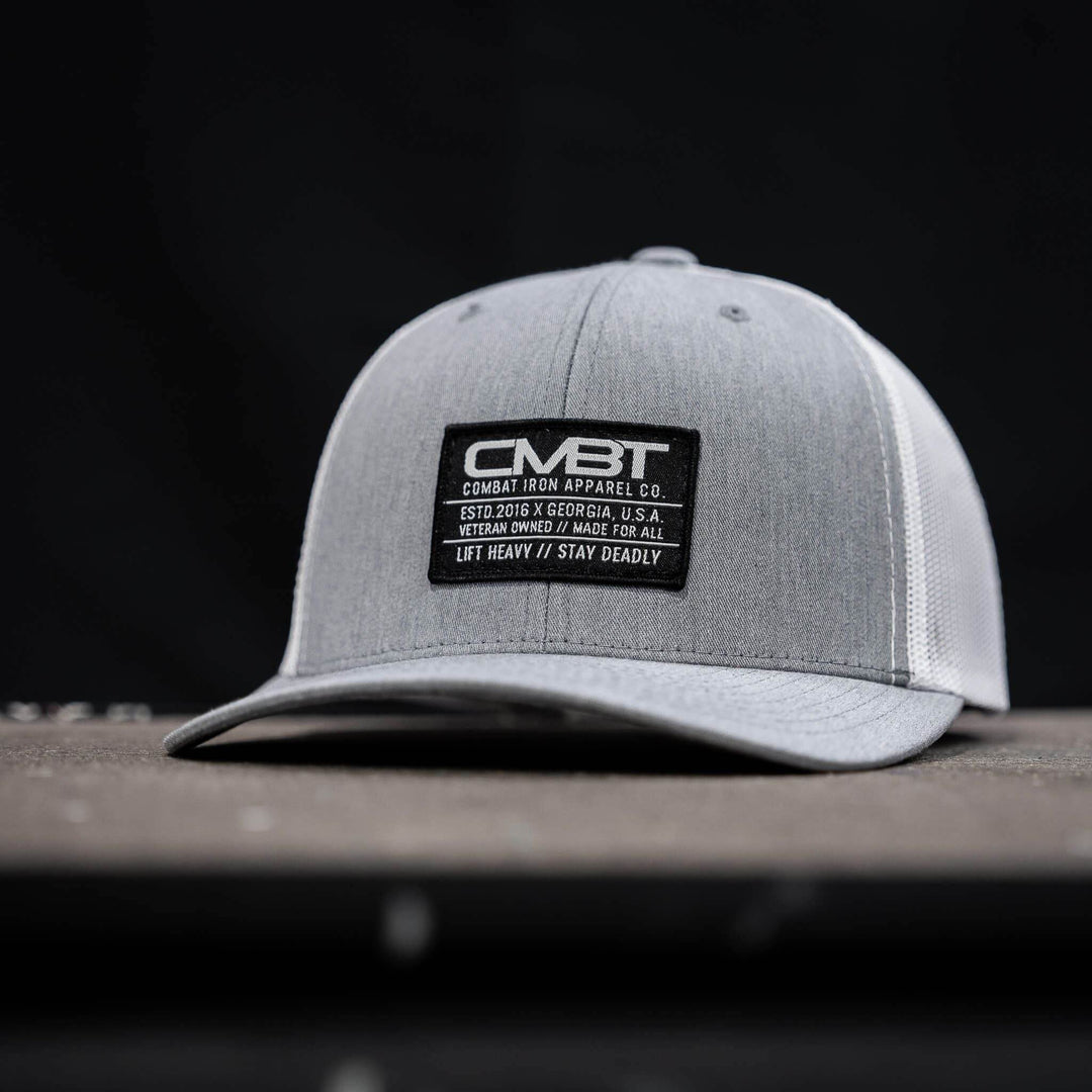 Branded CMBT Labeled Mid-Profile Snapback Hat - One Revolver Surfboards