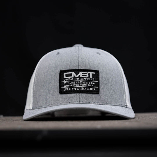Branded CMBT Labeled Mid-Profile Snapback Hat - One Revolver Surfboards