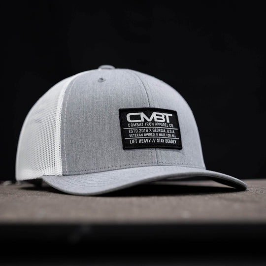 Branded CMBT Labeled Mid-Profile Snapback Hat - One Revolver Surfboards