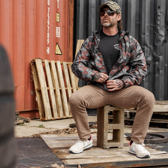 Men's Waterproof Rain Jacket V2 | Full Zip - One Revolver Surfboards