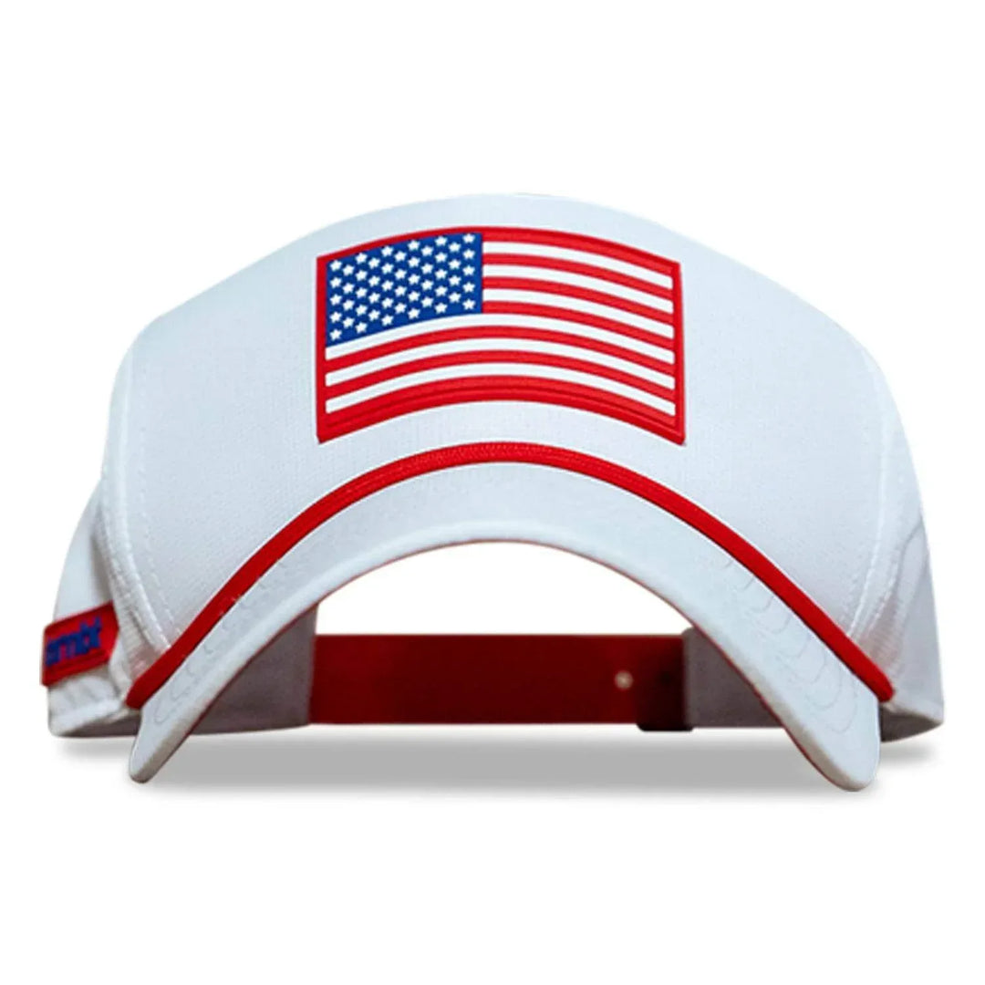 One Revolver Surfboards - American Flag Patch Weekender Performance Snapback Hat WEEKENDER MESH SNAPBACK