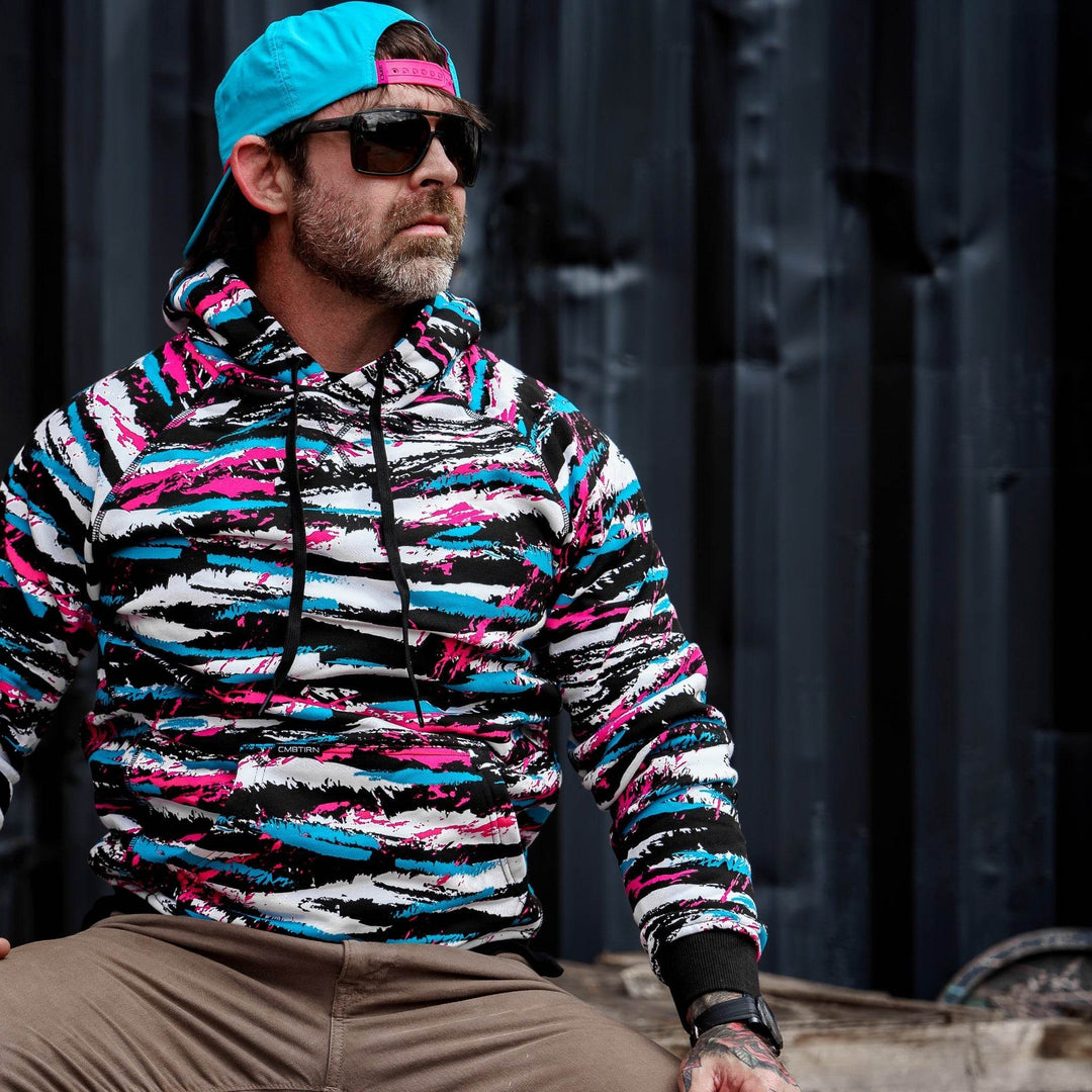 Men's Cross Stitch Classic Hoodie - One Revolver Surfboards