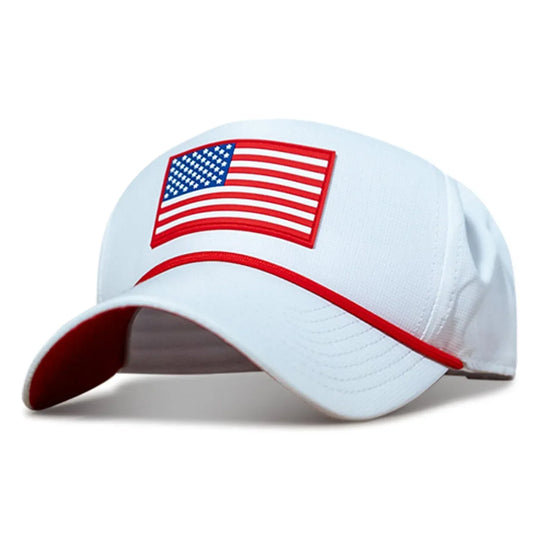 One Revolver Surfboards - American Flag Patch Weekender Performance Snapback Hat WEEKENDER MESH SNAPBACK