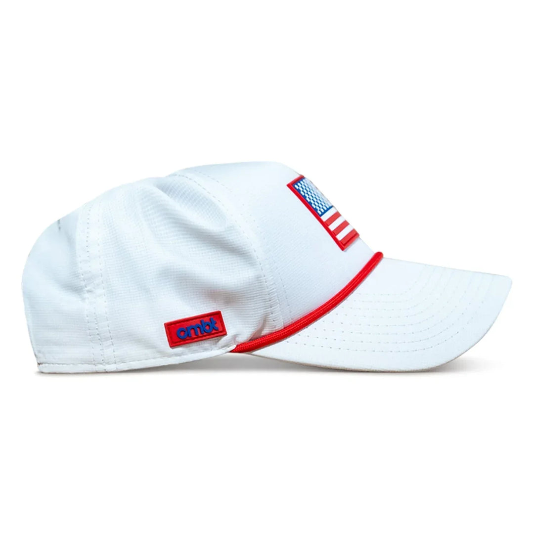 One Revolver Surfboards - American Flag Patch Weekender Performance Snapback Hat WEEKENDER MESH SNAPBACK