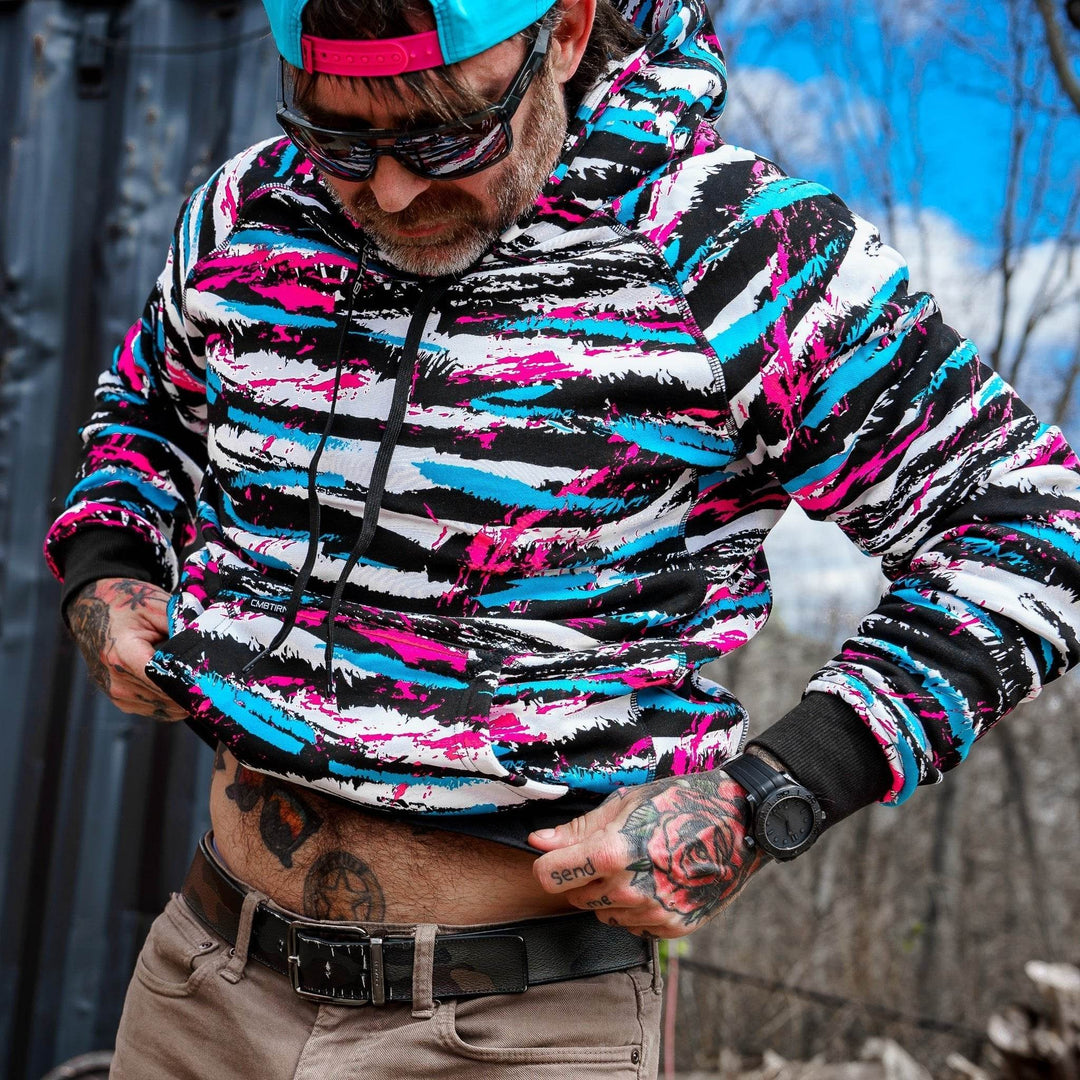 Men's Cross Stitch Classic Hoodie - One Revolver Surfboards