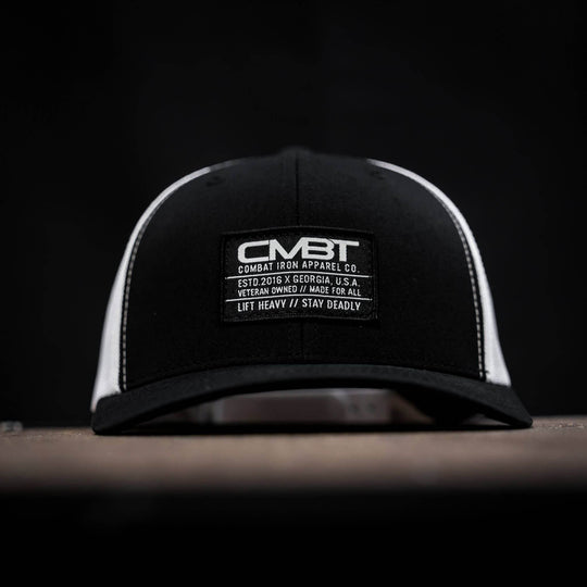 Branded CMBT Labeled Mid-Profile Snapback Hat - One Revolver Surfboards