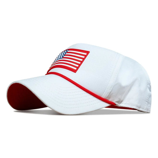 One Revolver Surfboards - American Flag Patch Weekender Performance Snapback Hat WEEKENDER MESH SNAPBACK