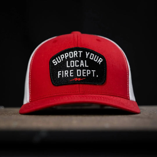 One Revolver Surfboards - Support Your Local Fire Dept. Patch Snapback Hat HEADWEAR