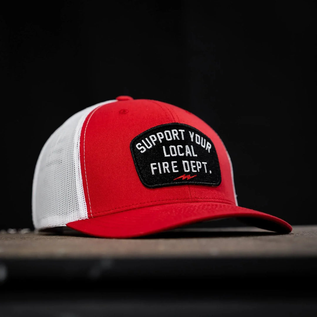 One Revolver Surfboards - Support Your Local Fire Dept. Patch Snapback Hat HEADWEAR