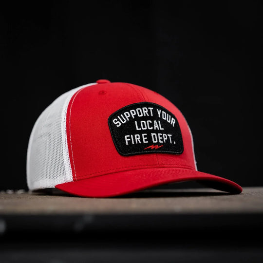 One Revolver Surfboards - Support Your Local Fire Dept. Patch Snapback Hat HEADWEAR