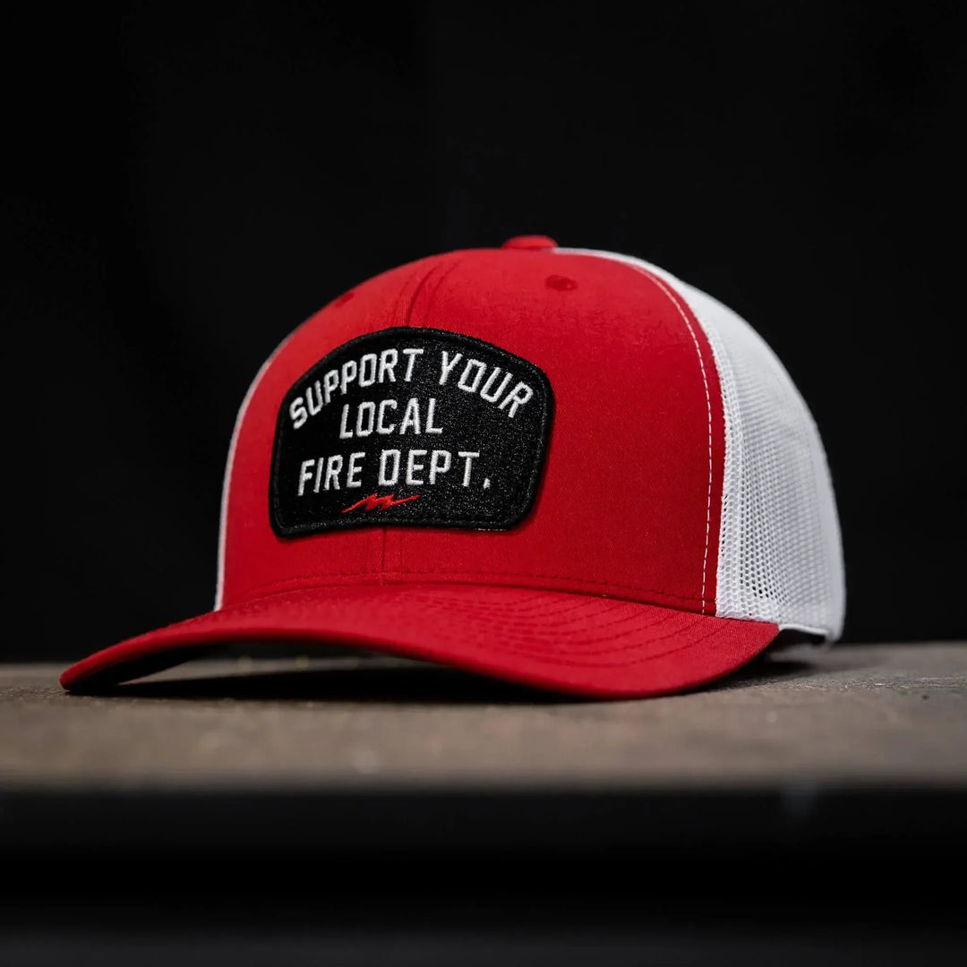 One Revolver Surfboards - Support Your Local Fire Dept. Patch Snapback Hat HEADWEAR