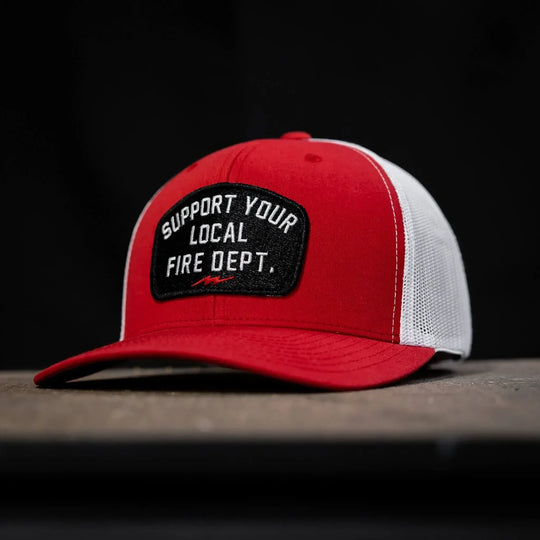 One Revolver Surfboards - Support Your Local Fire Dept. Patch Snapback Hat HEADWEAR