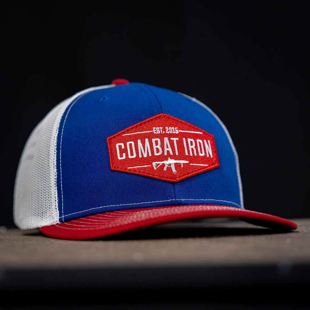 Original AR Red Patch Mid-Profile Mesh Snapback Hat - HEADWEAR - One Revolver Surfboards