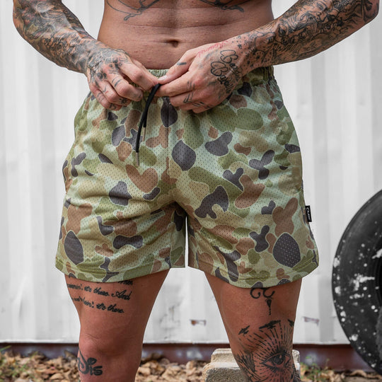 Mid Thigh Mesh Training / Lifestyle Shorts | 5"
