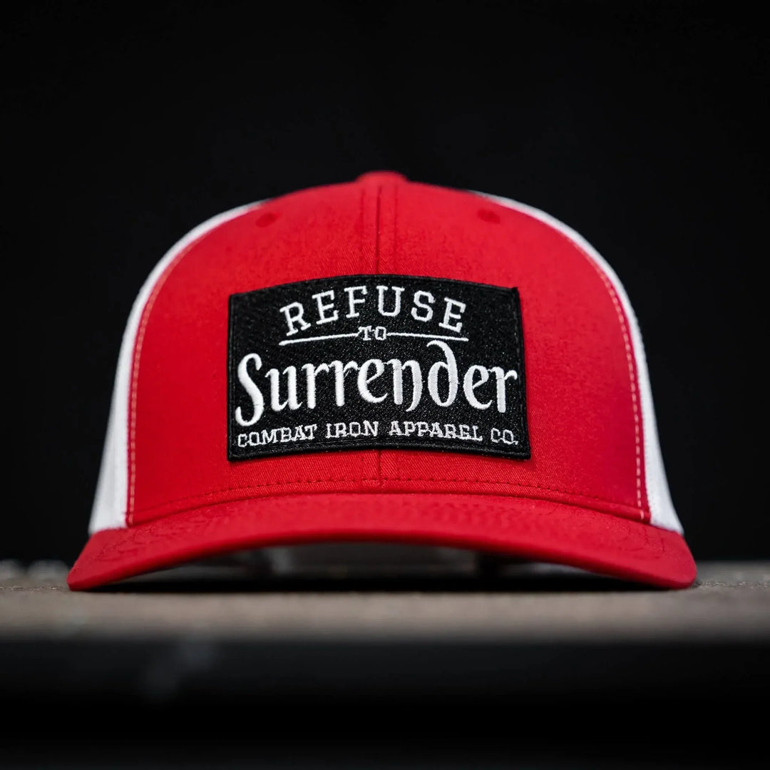 One Revolver Surfboards - Refuse To Surrender B/W Patch Snapback Hat HEADWEAR