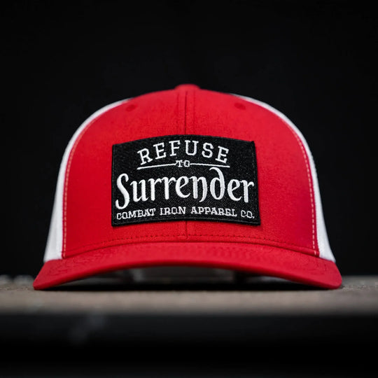 One Revolver Surfboards - Refuse To Surrender B/W Patch Snapback Hat HEADWEAR