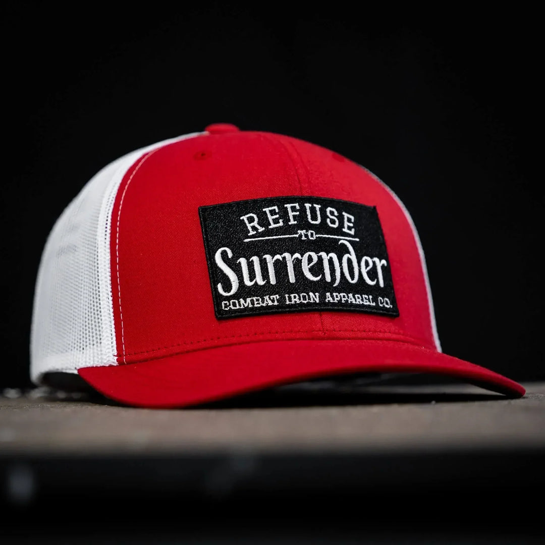 One Revolver Surfboards - Refuse To Surrender B/W Patch Snapback Hat HEADWEAR