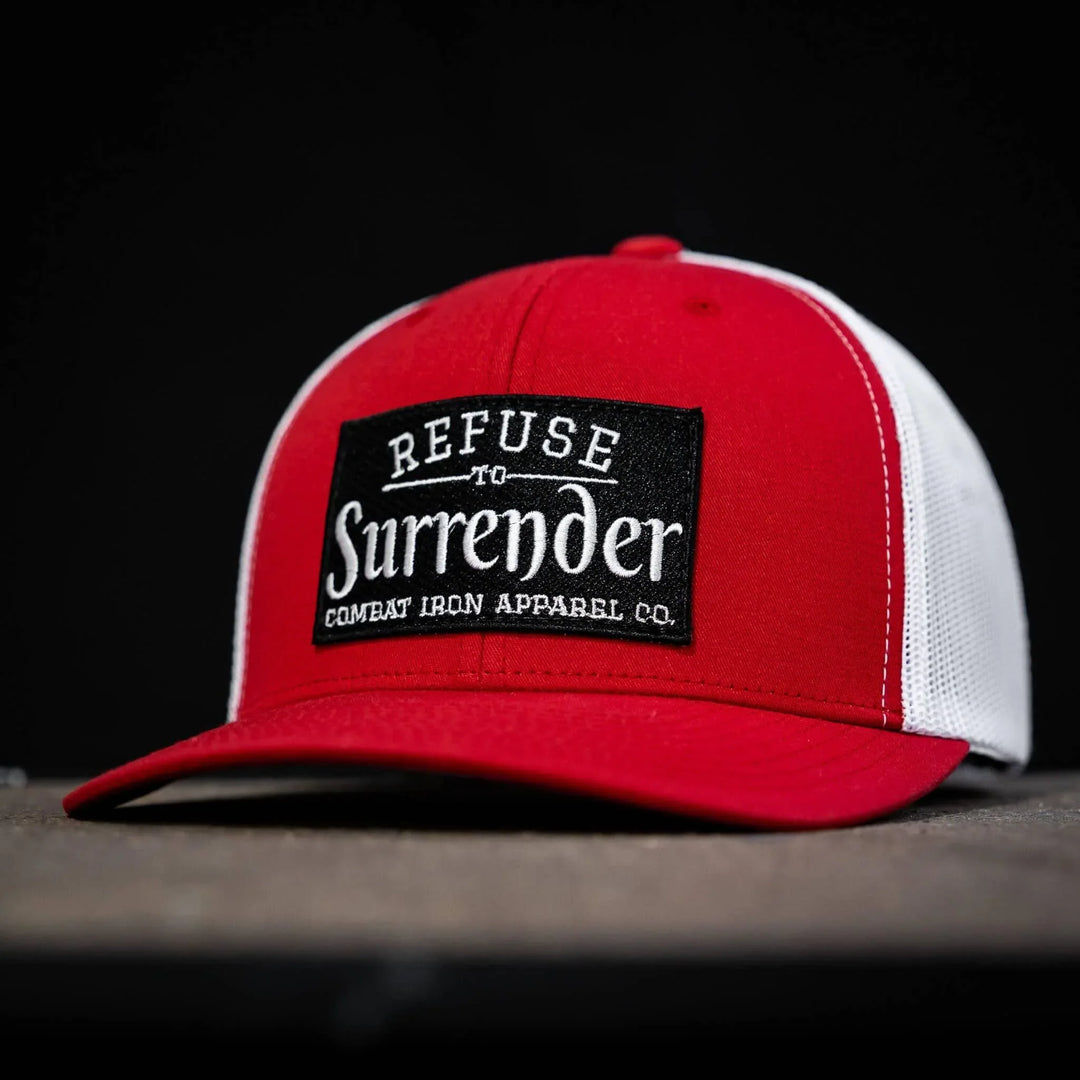 One Revolver Surfboards - Refuse To Surrender B/W Patch Snapback Hat HEADWEAR