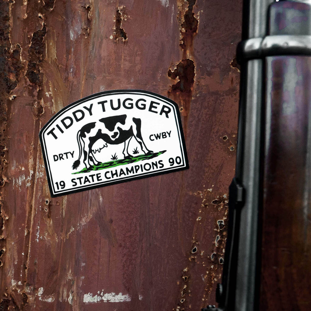Tiddy Tugger 1990 State Champions Decal - One Revolver Surfboards