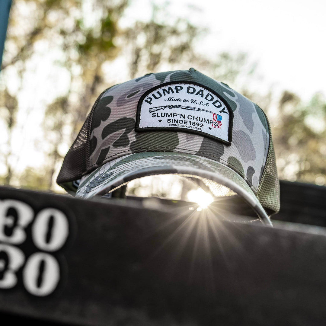 Pump Daddy Slump'n Chumps Original Patch SnapBack - HEADWEAR - One Revolver Surfboards