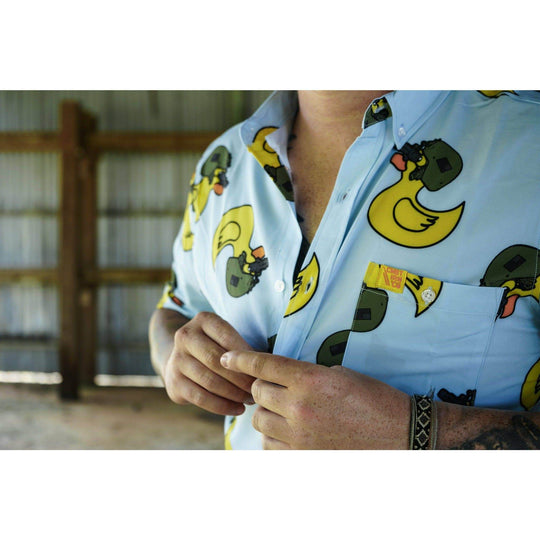 LIGHT WEIGHT BUTTON UP SHORT SLEEVE - One Revolver Surfboards