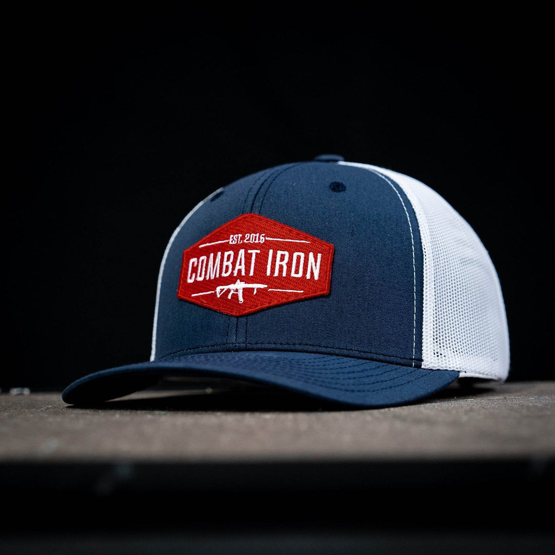 Original AR Red Patch Mid-Profile Mesh Snapback Hat - HEADWEAR - One Revolver Surfboards