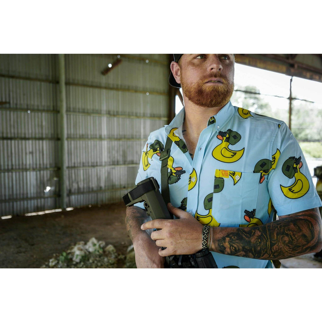 LIGHT WEIGHT BUTTON UP SHORT SLEEVE - One Revolver Surfboards