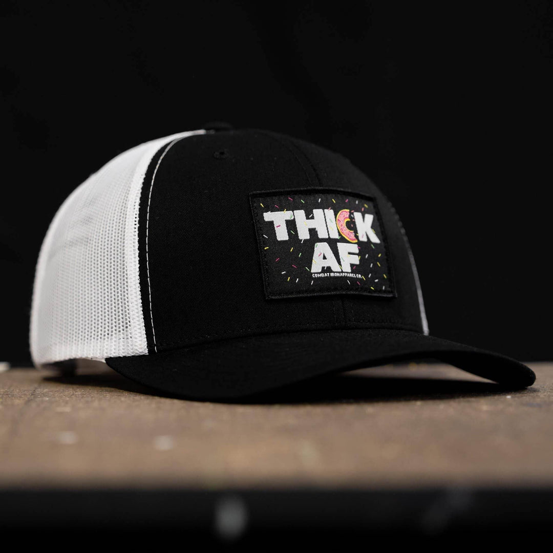 THICK AF DONUT EDITION PATCH MID-PROFILE MESH SNAPBACK Hat - One Revolver Surfboards